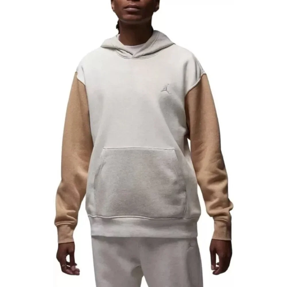 Nike Air Jordan Premium Pullover Hoodie FJ7774-133 Men’s Size 2XL Grey Brown NWT